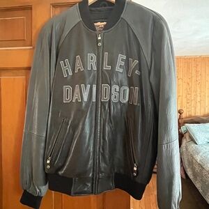 Men’s Leather Harley Davidson 100 Anniversary Jacket